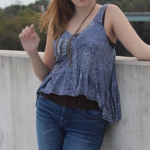 Small Free People Peplum Tank